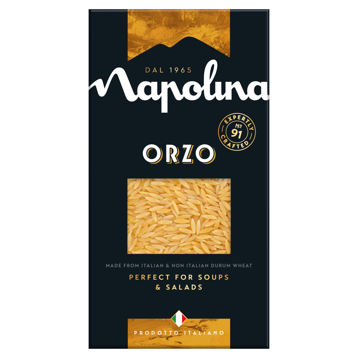 Napolina orzo pasta 500g, imported from the UK