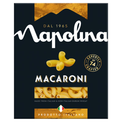 Napolina macaroni pasta 500g, imported from the UK