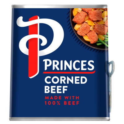 Princes corned beef 340g, imported from the UK