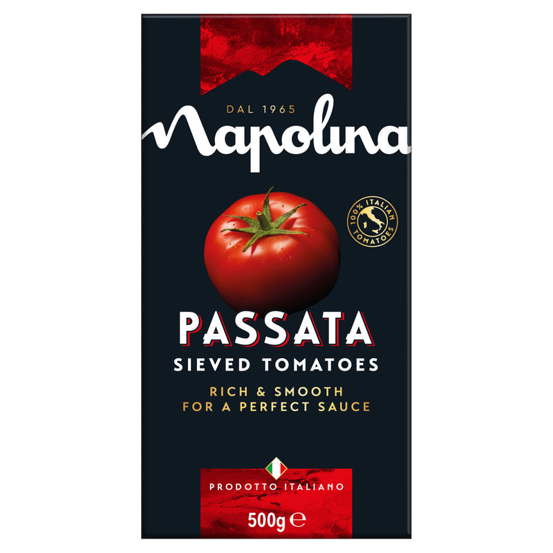 Napolina passata sieved tomatoes 500g, imported from the UK