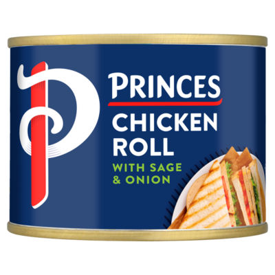 Princes chicken roll with sage and onion 200g, imported from the UK