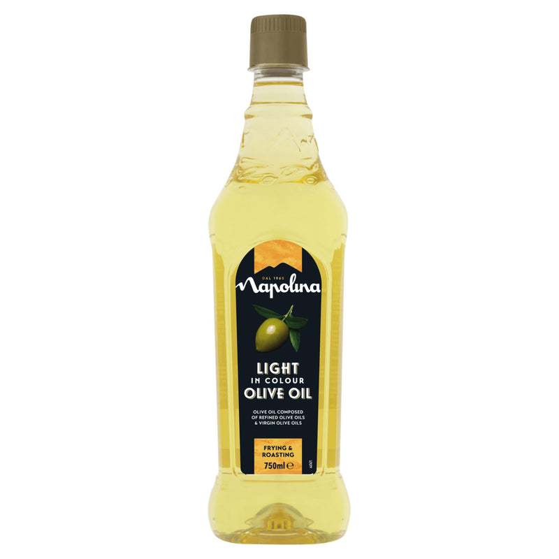 Napolina light in colour olive oil 750ml, imported from the UK