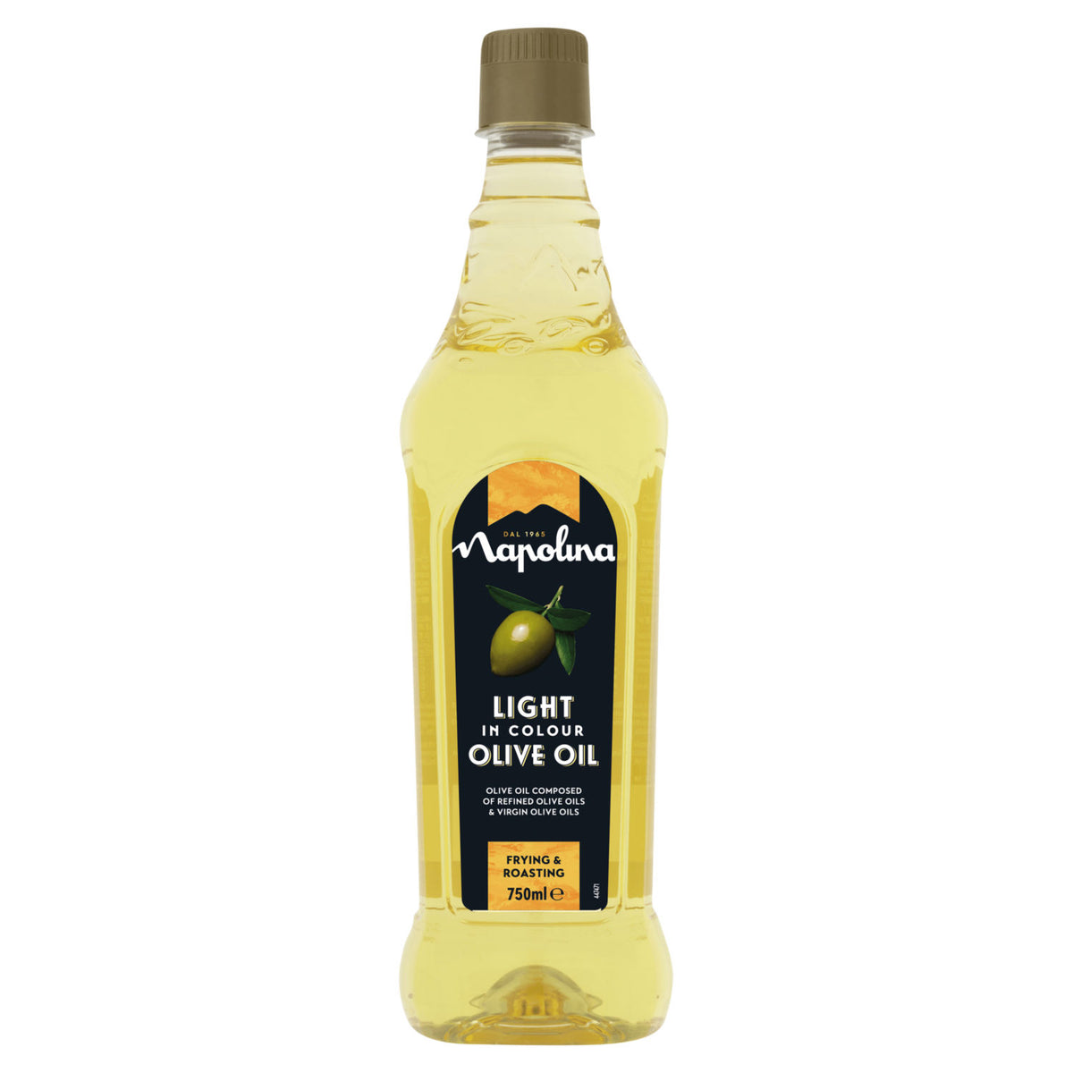 Napolina light in colour olive oil 750ml, imported from the UK