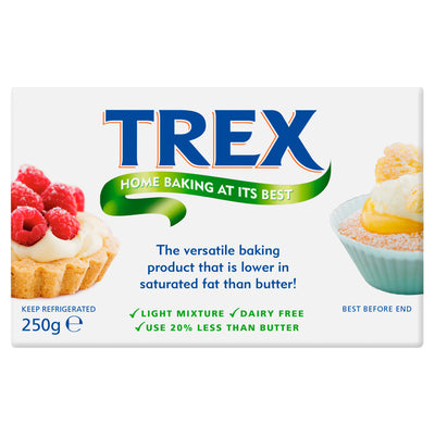 ASDA Trex Dairy Free Baking Block 250g- Buy online at McGrocer
