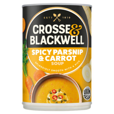ASDA Crosse & Blackwell Spicy Parsnip & Carrot Soup 400g- Buy online at McGrocer