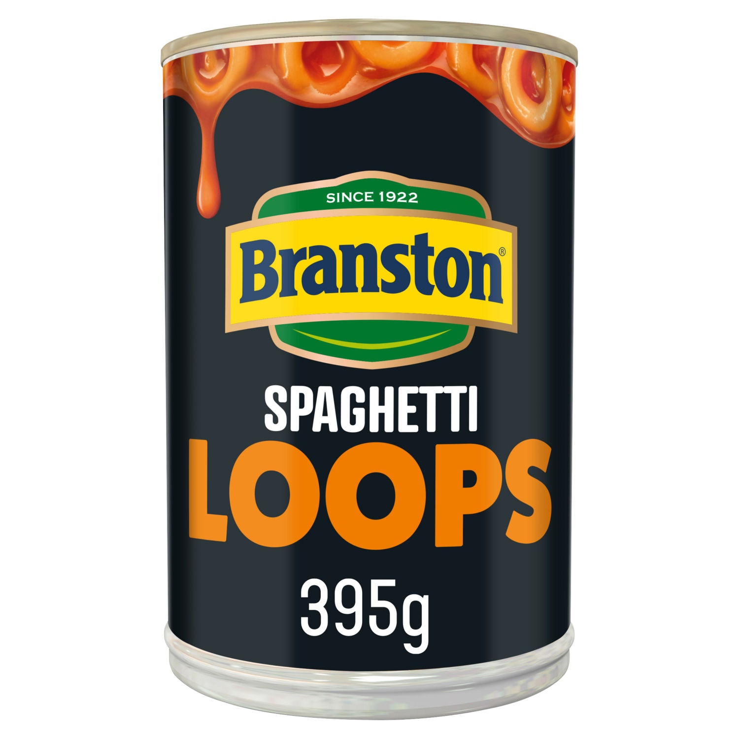 Branston spaghetti loops in tomato sauce 390g - British product