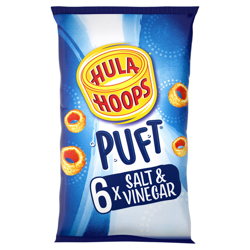 Hula Hoops Puft Salt & Vinegar Multipack Crisps