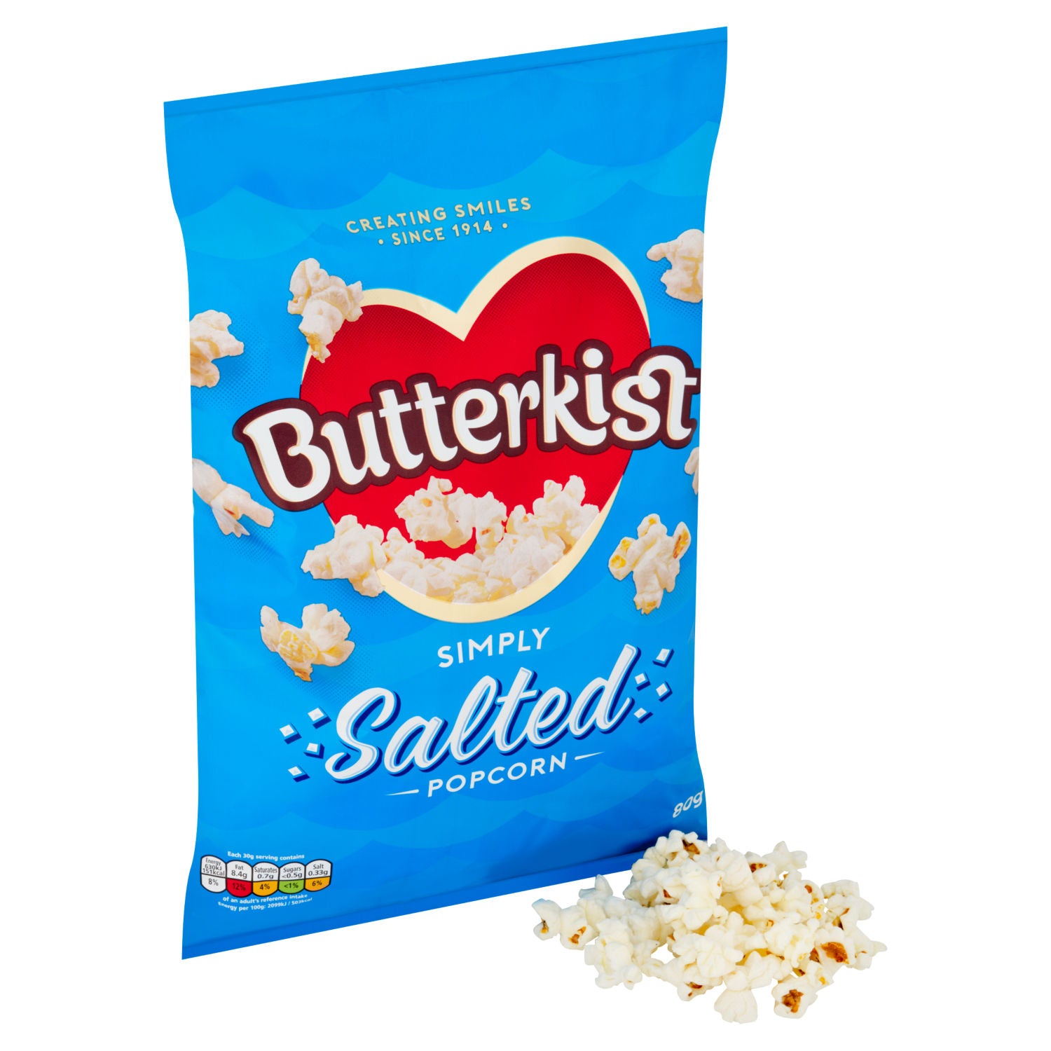 Butterkist salted popcorn 80g - British product
