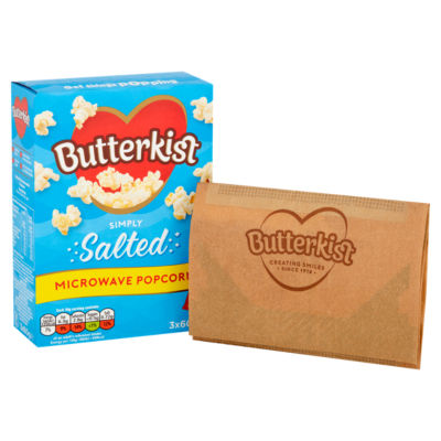 Butterkist Salted Popcorn 180g - British product