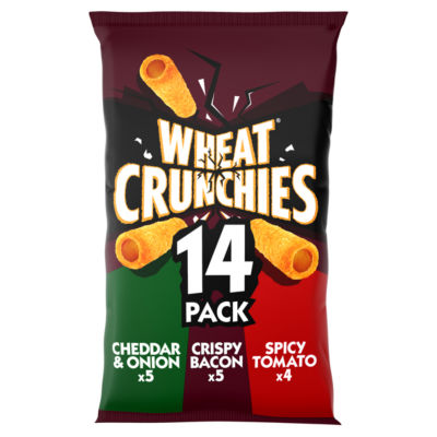 Wheat Crunchies Variety Multipack Crisps 14 pack (British brand)