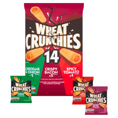 Wheat Crunchies Variety Multipack Crisps 14 pakning