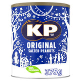 KP original salted peanuts 375g tin, imported from the UK