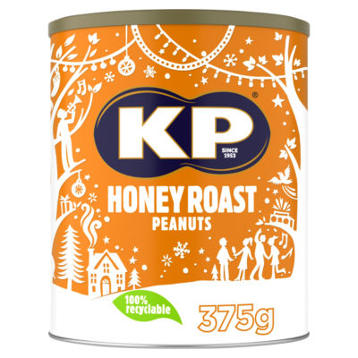 KP honey roast peanuts tin 375g - British product