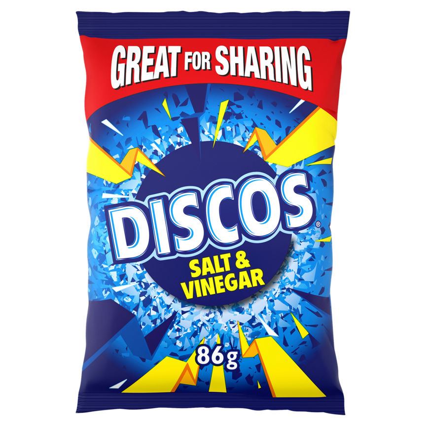 Discos Salt & Vinegar Sharing Crisps GOODS ASDA   