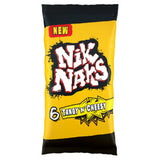Nik Naks Tangy 'N' Cheesy corn snack multipack, imported from the UK