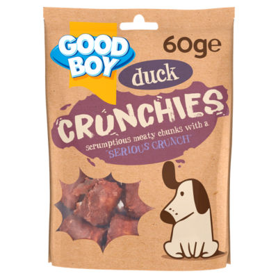 Good Boy duck dog treats 60g, UK version