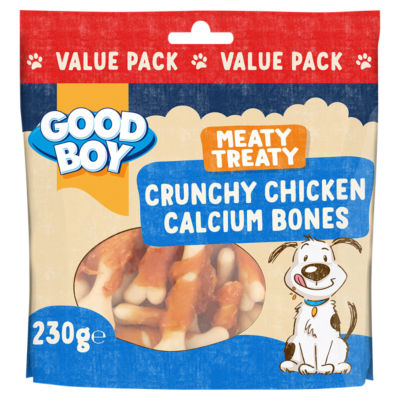 Good Boy Chicken & Calcium Dog Treats 230g, UK version