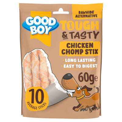 ASDA Good Boy Tough & Tasty Chicken Chomp Stix 60g- Buy online at McGrocer