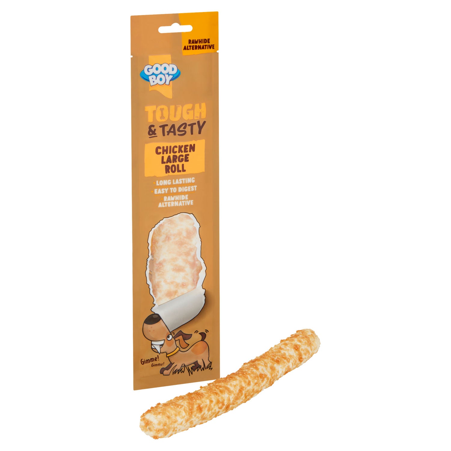 Good Boy Tough and Tasty Large Roll Dog Treats 80g, UK version