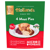 Holland's 4 meat pies frozen shortcrust pastry, UK version