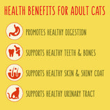 GO-CAT herring and vegetables dry cat food 4kg, imported from the UK