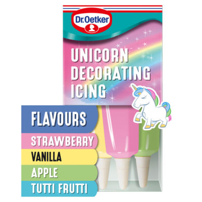 ASDA Dr. Oetker Rainbow Decorating Writing Icing 6 x 19g (114g)- Buy online at McGrocer