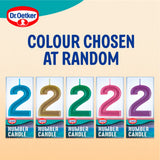Dr. Oetker Number Two Candle