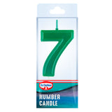 Dr. Oetker Number Seven Candle