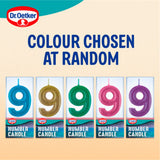 Dr. Oetker Number Nine Candle