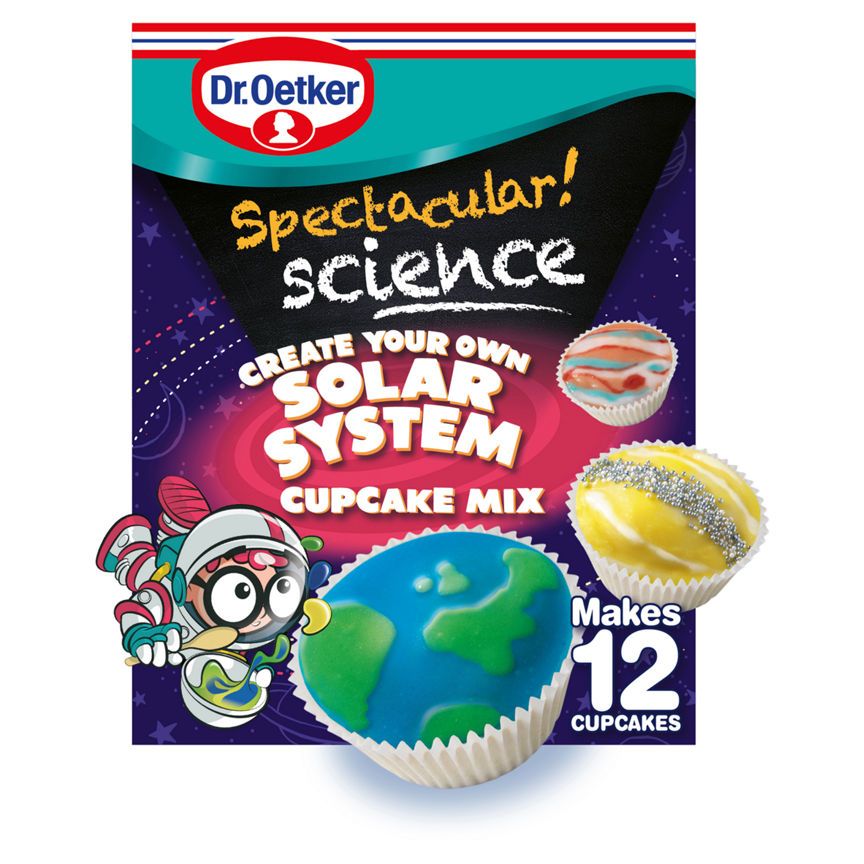 Dr. Oetker Spectacular! Science Create Your Own Solar System Cupcake Mix GOODS ASDA   