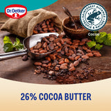 Dr Oetker white chocolate bar 100g - British product