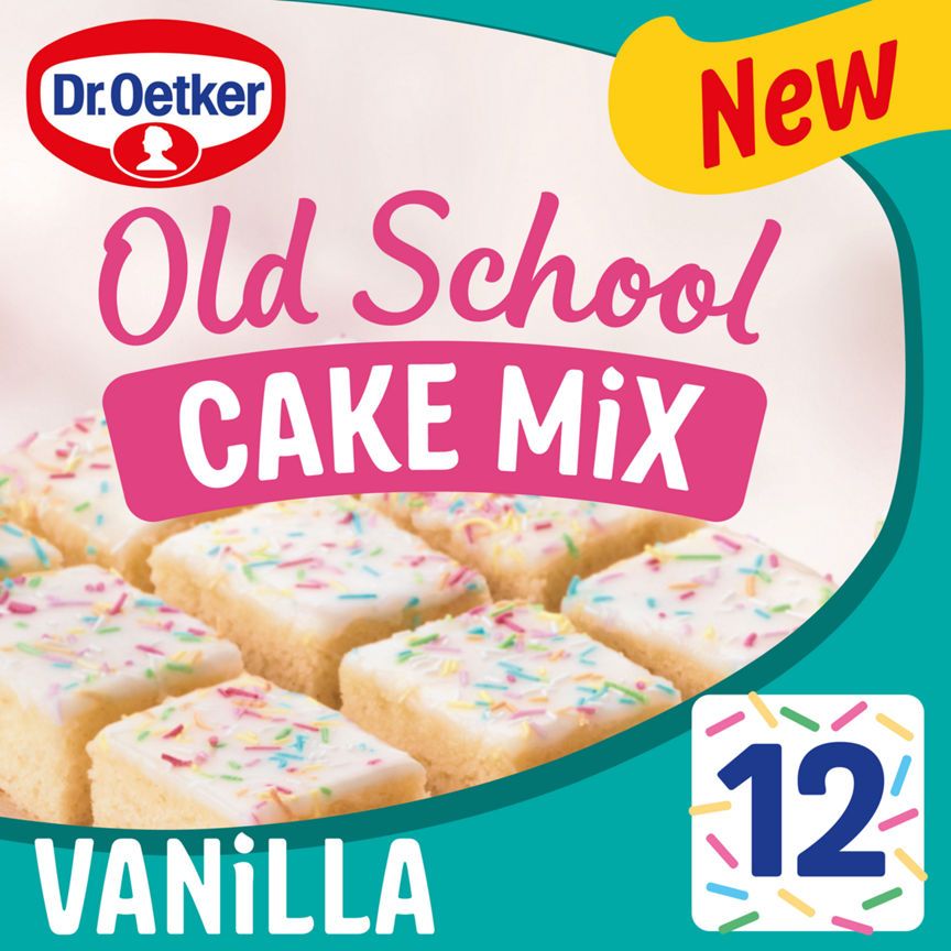 Dr. Oetker Old School Cake Mix Vanilla 436g GOODS ASDA   