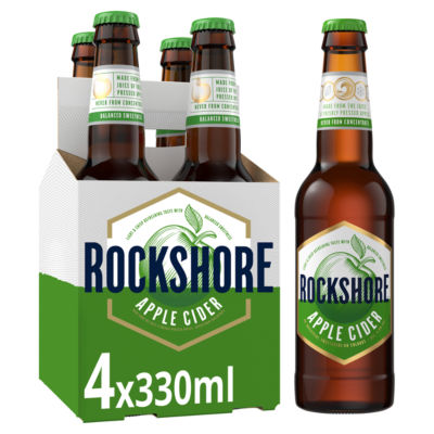 Rockshore Apple Cider 4 x 330ml bottle - British product
