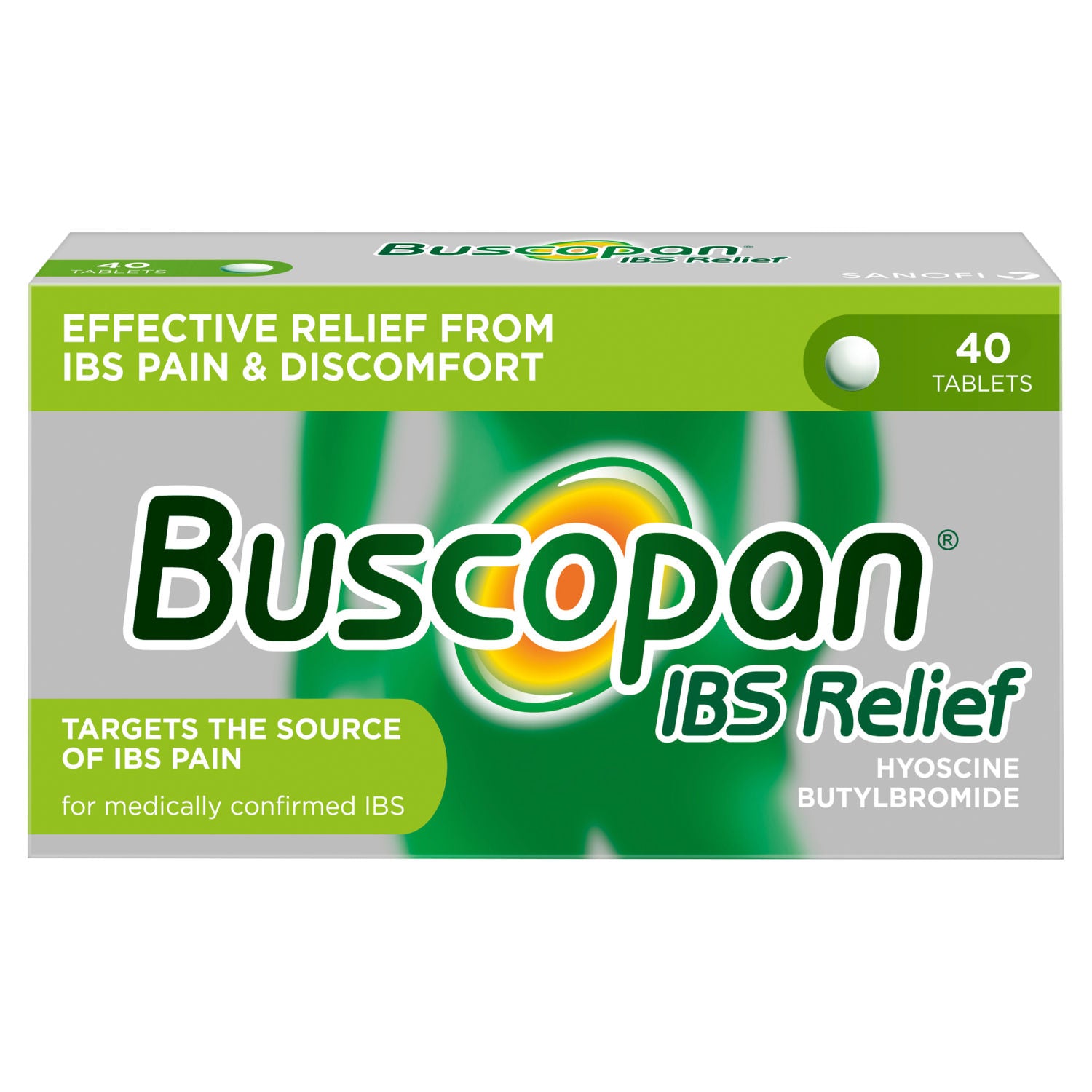 Buscopan IBS pain relief tablets 40 tablets - British product