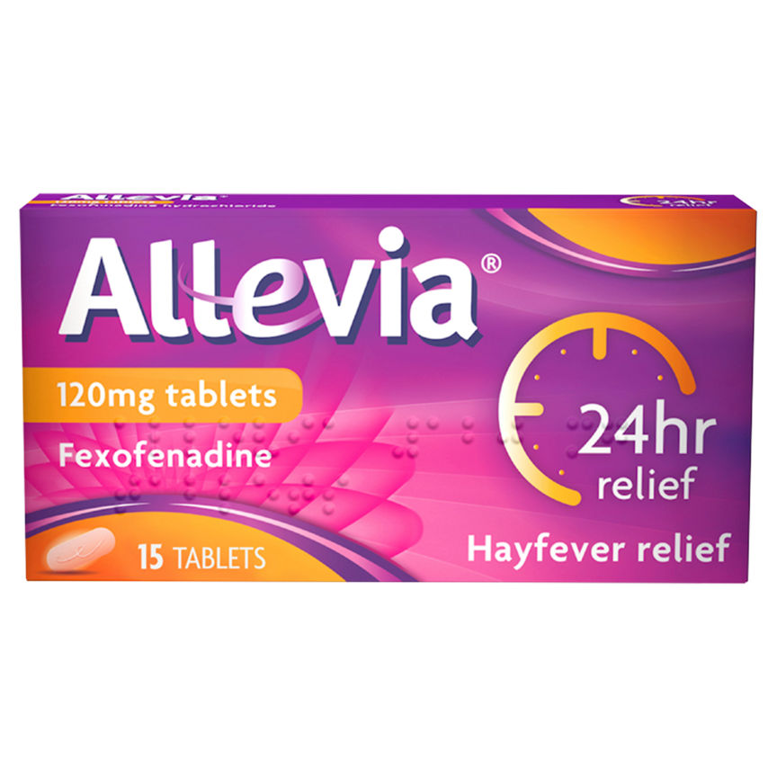 Allevia Tablets Hayfever Allergy Relief, Pack of 15