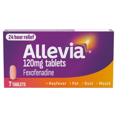 ASDA Hayfever and Allergy Relief Tablets with 120mg Fexofenadine, 7 Tablets- Buy online at McGrocer