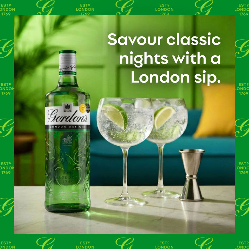 Gordon's Special Dry London Gin 70cl bottle, UK version