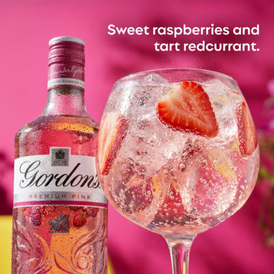 Gordon's Premium Pink Gin flavoured spirit drink 70cl, UK version