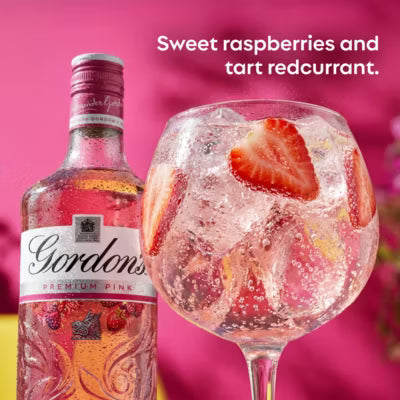 Gordon's Premium Pink Spiritueux Aromatisé au Gin 1 Litre