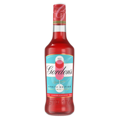 Gordon's Spritz Edition strawberry passion fruit gin liqueur 50cl, imported from the UK