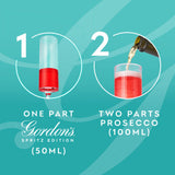 Gordon's Spritz Edition strawberry passion fruit gin liqueur 50cl, imported from the UK