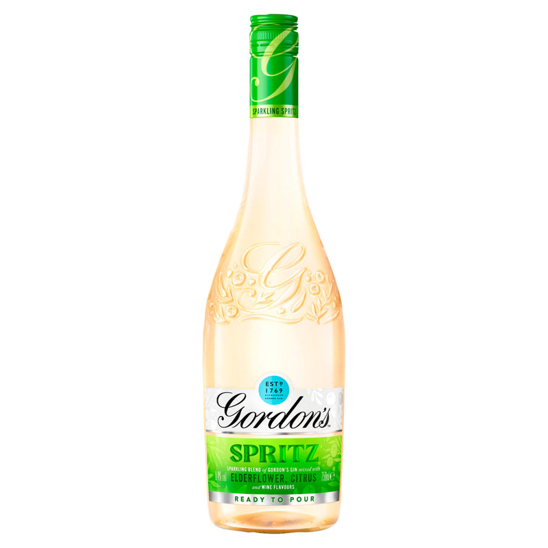 Gordon's Spritz Elderflower & Citrus lightly sparkling 750ml (British brand)