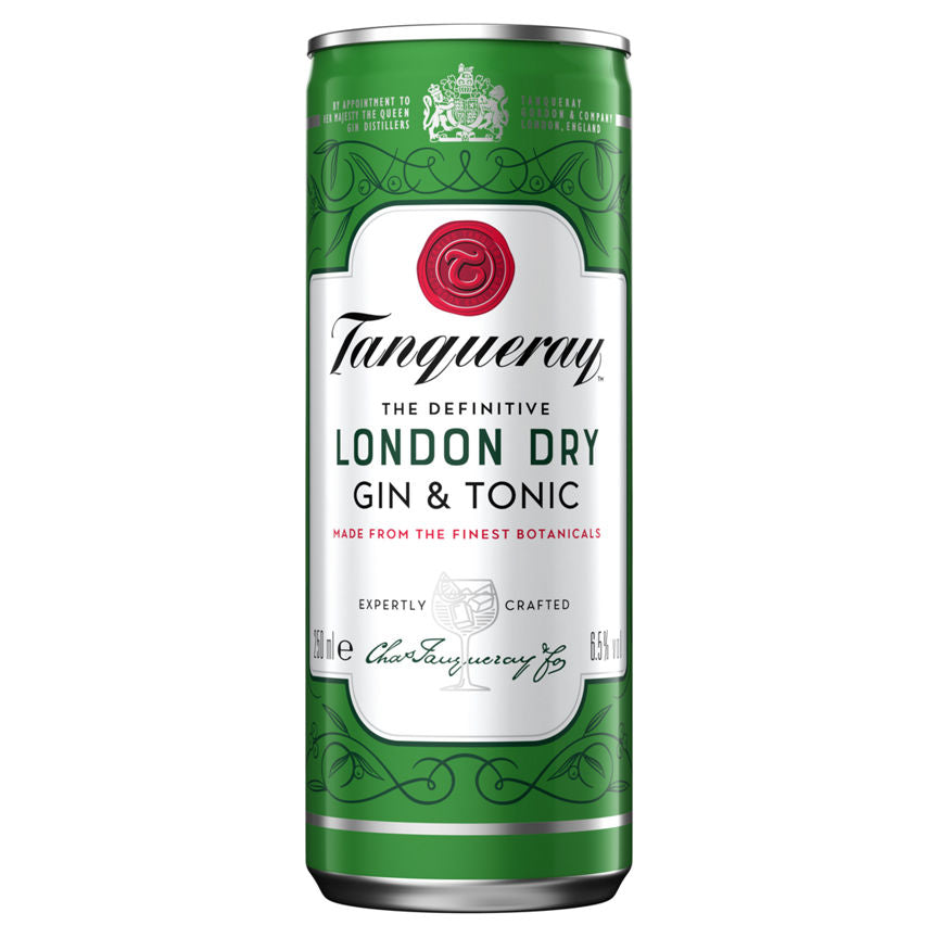 Tanqueray London Dry Gin and Tonic GOODS ASDA   