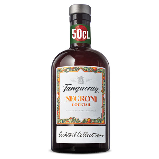 Tanqueray London Dry Gin Negroni Cocktail Drink 17.5% vol 50cl Bottle GOODS ASDA   