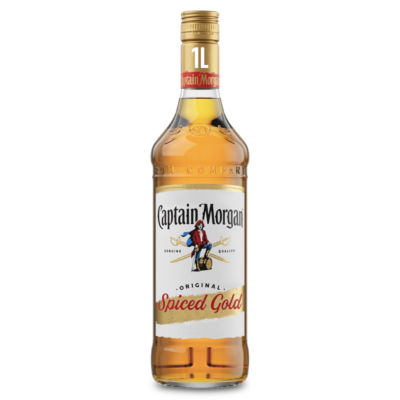 ASDA Captain Morgan Original Spiced Gold Rum Spirit 1L- Buy online at McGrocer