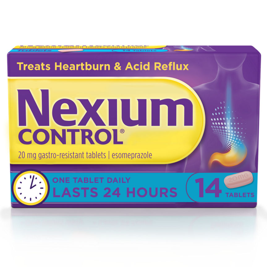 Nexium Control 20mg Gastro-Resistant Tablets Esomeprazole GOODS ASDA   