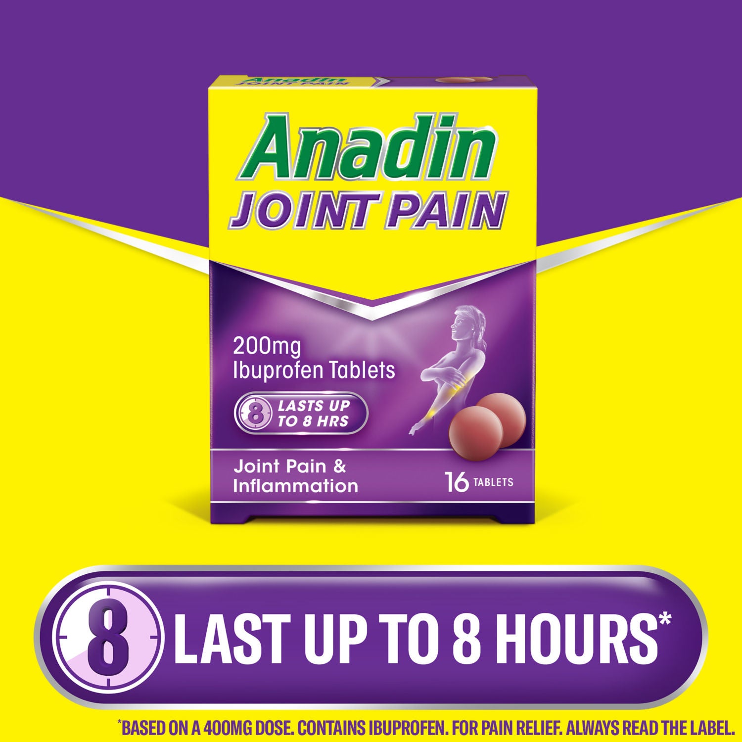 Anadin Ibuprofen Tablets 16s - British product