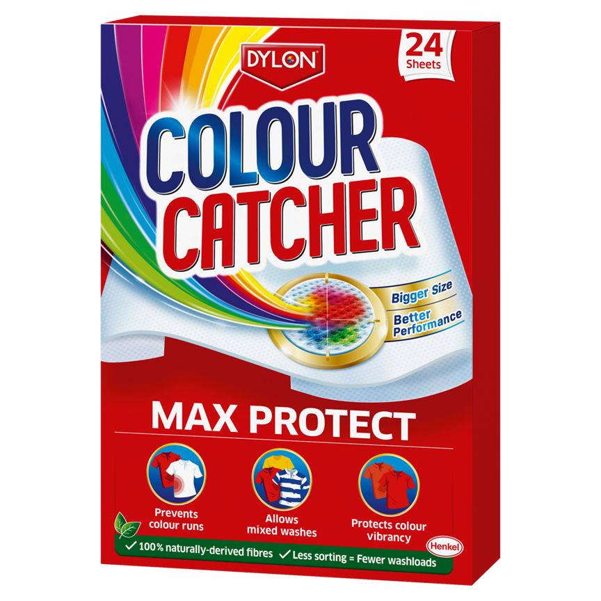 Dylon Colour Catcher Max Protect 24 Sheets GOODS ASDA   