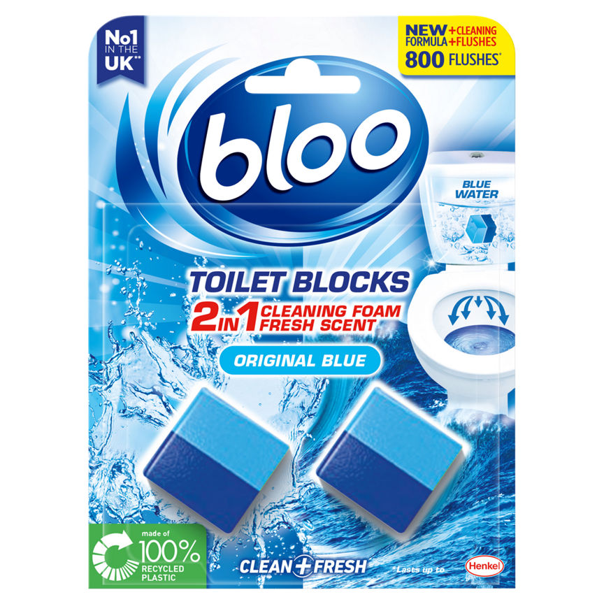 Bloo Toilet Block Original Blue GOODS ASDA   