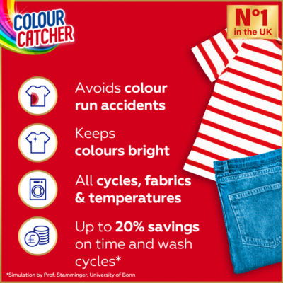 Dylon Colour Catcher 22 laundry sheets - British product